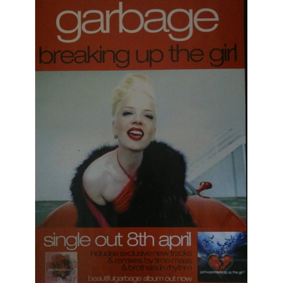 Garbage Breaking Up the Girl Poster