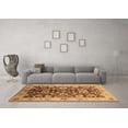 thumbnail image 3 of Ahgly Company Indoor Square Oriental Brown Traditional Area Rugs, 5' Square, 3 of 4