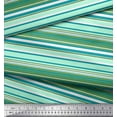 thumbnail image 2 of Soimoi Rayon Fabric Horizontal Stripe Printed Craft Fabric by The Yard 56 Inch Wide, 2 of 3