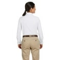 thumbnail image 3 of Harriton Long-Sleeve Oxford with Stain-Release (M600W) White, 4XL, 3 of 3