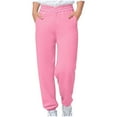 thumbnail image 2 of Children's Casual Sweatpants with Side Pockets, Solid Color, Long Length, Sports Style, 2 of 9