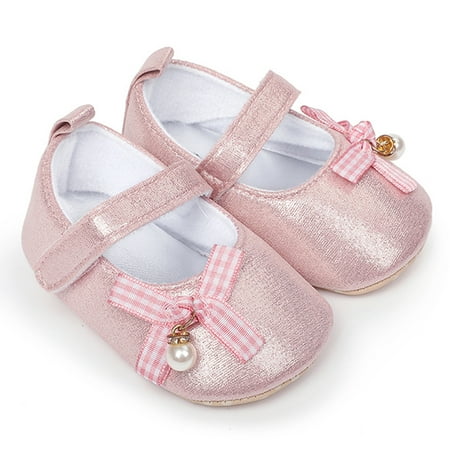 

〖Jisuan〗Baby Sandals Summer Children Toddler Baby Girls Pearl Bowknot Beach Shoes Sandals Prewalker