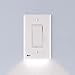 thumbnail image 3 of 3 Pack - SnapPower SwitchLight - LED Night Light - For Single-Pole LIgHT SWITcHES - Light Switch Plate With LED Night Lights - Adjust Brightness - Auto OnOff Sensor - (Rocker, White), 3 of 4