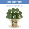 thumbnail image 7 of Delta Children Tree Bookcase - Greenguard Gold Certified, Fern Green/Crafted Natural, 7 of 7