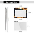 thumbnail image 3 of Susaid Sunflower Welcome A Print ID Badge Holder with Double-Sided Windows Horizontal Hard Plastic Case Black Card Protector Pouch for Office School ID Credit Cards, 3 of 7
