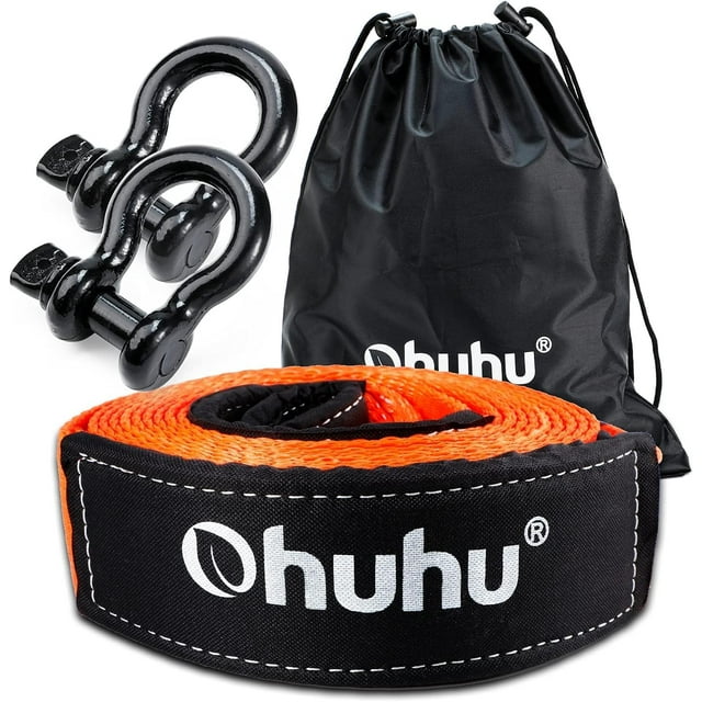 Correa de remolque Ohuhu Heavy Duty de 3 m x 9 m, 14.500 kg de resistencia a la rotura