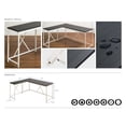 thumbnail image 6 of Olympus Wood and Metal Corner Desk, 6 of 6