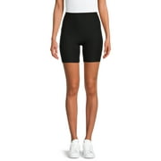 No Boundaries Junior's High Rise Bike Shorts