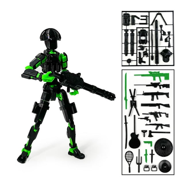 Jouets pour Enfants 2025 Soldat en Forme Spéciale Poupée Multi-Mobiles Ensemble de Luxe Panneaux