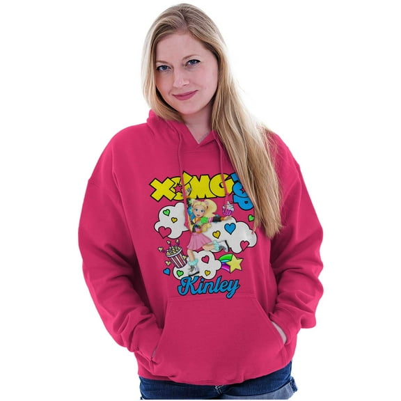 XOMG POP Kinley in Clouds Cartoon Women Plus Size Graphic Pullover Hoodie Brisco Brands 2X
