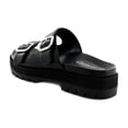 thumbnail image 3 of Vionic Women's Capitola Platform Sandal Black Leather 7.5M, 3 of 8