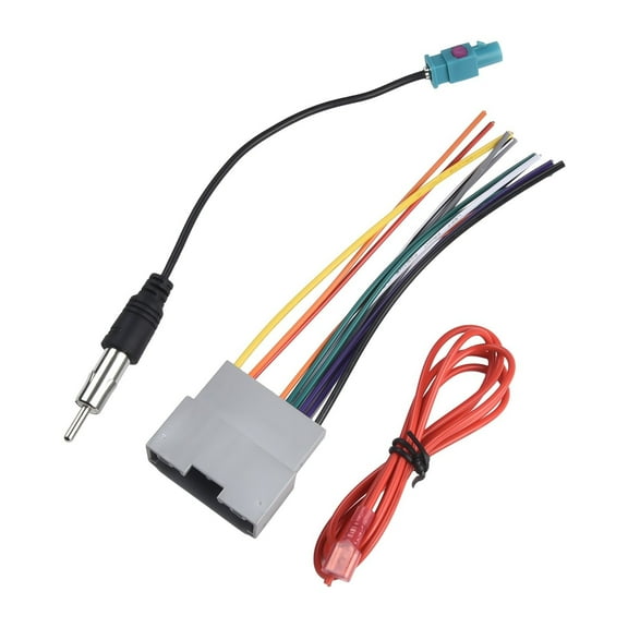 Premium Radio Wire Harness and Antenna Adapter Kit for Chrysler and for Dodge