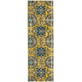 thumbnail image 2 of Unique Loom Estrella Collection Area Rug - Salma (2' 2" x 6' 7" Runner Gold/Blue), 2 of 6