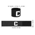 thumbnail image 6 of Holzlrgus Soccer Captain Armband Football Bands Elastic Soccer Captain Arm Bands Adjustable Soccer Rugby Basketball Player Bands for Adult Youth (Black), 6 of 7