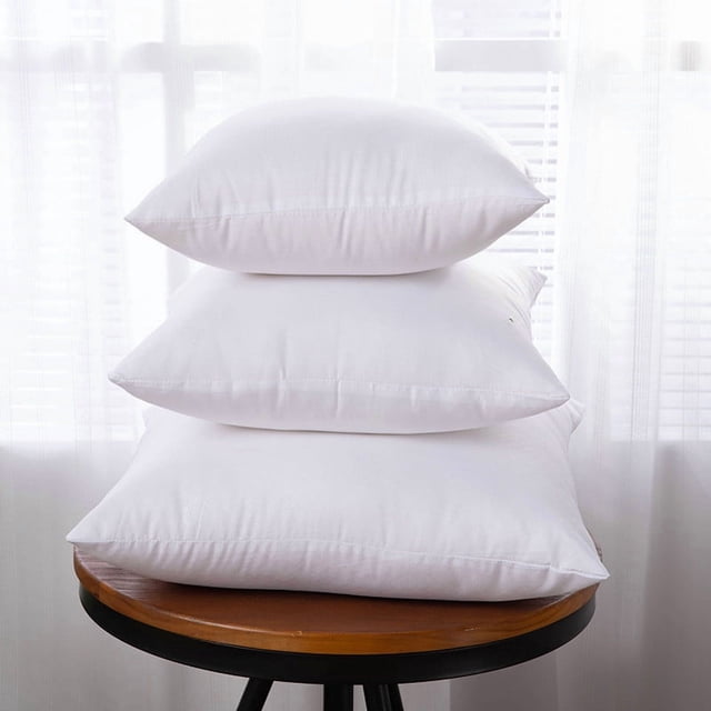 sdhkgrrt under $5 3Pcs Pillow Insert, Cushion Pillow Insert for Sofa, Hotel Quality Pillow Core, White Brushed Polyester Pillow Fill, Decorative Throw Pillow Insert