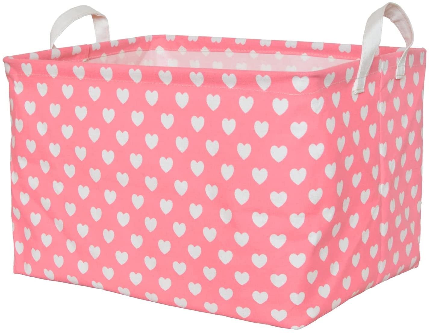 Kids Girls Baby Laundry Hamper,Large Collapsible Pink Laundry Basket