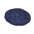 thumbnail image 2 of Bothyi Padded Seat Cushion Egg Chair Cushion Diameter 40cm for Bedroom Porch Garden Dark Blue, 2 of 8