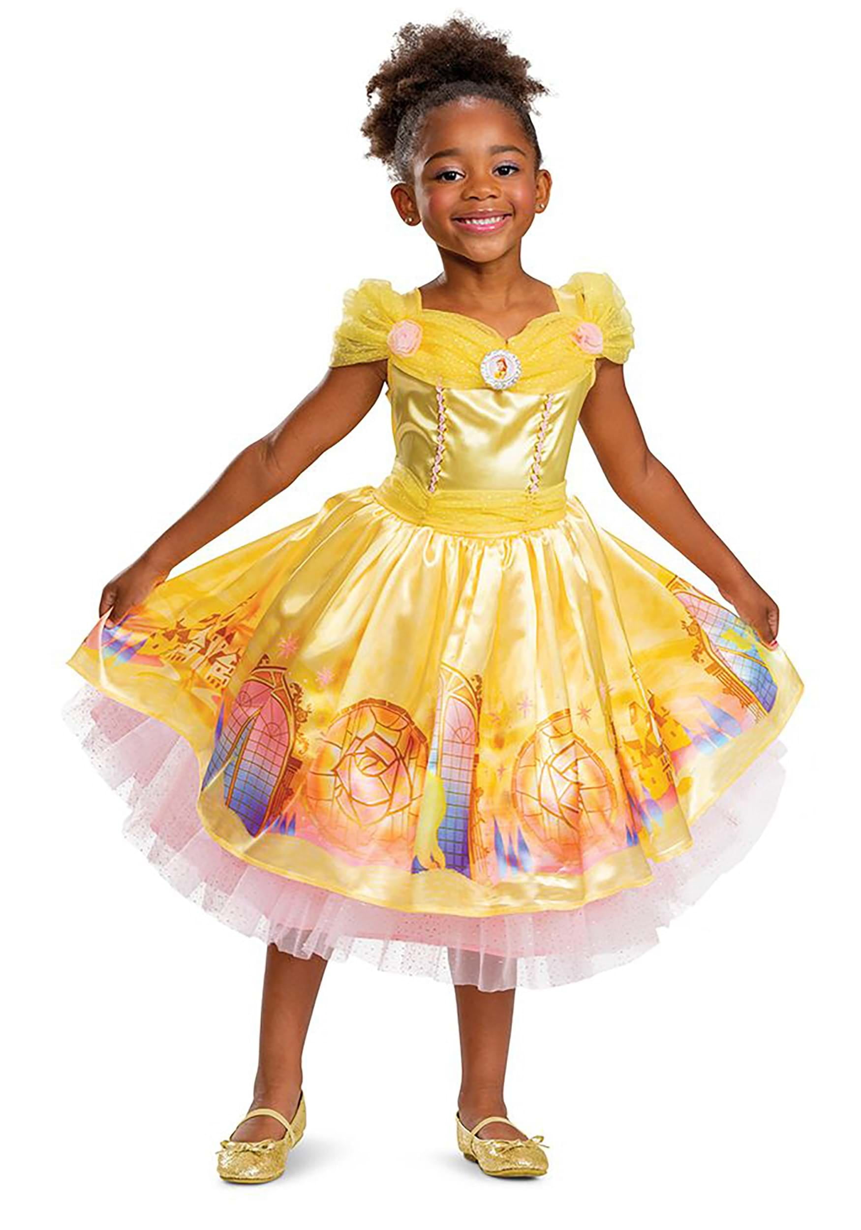 Beauty and the Beast Deluxe Toddler Belle Costume - Walmart.com
