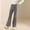 Grey, variant on Dpytoraw Girls Fleece Lined Flare Leggings Warm Winter High Waisted Athletic Pants for Kids Size 4-5 Years