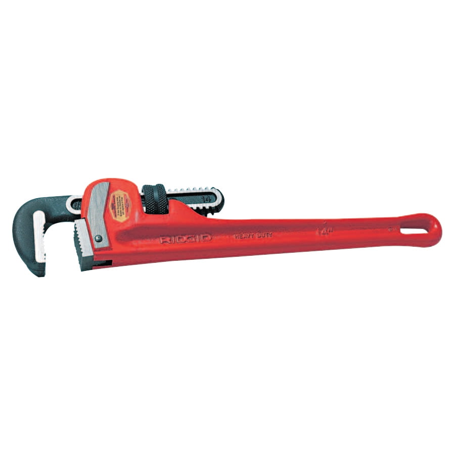Ridgid Straight Pipe Wrenches, Alloy Steel Jaw, 12 in by Ridge Tool Company