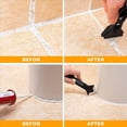 thumbnail image 4 of 3-In-1 Silicone Caulking Tool, Practical Tri Functional Silicone Curing Caulking Tool Set Stainless Tipped Sealant Cleaner and Grouting Scraper, Silicone Curing Caulking Tool*1 Box, 4 of 6