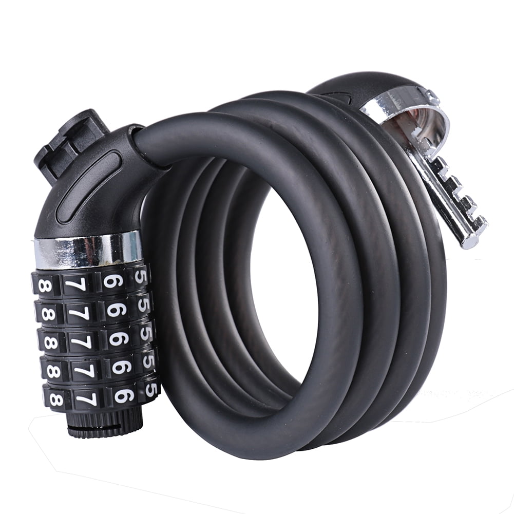 WHEEL UP Anti Theft Cycling Steel Cable Lock Security MTB Bicycle Padlock 