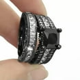 thumbnail image 5 of K-KED Fashion Party Men 925 Silver Rings Cubic Zirconia Wedding Gift Delicate Jewelry Size 6-13-9-#9, 5 of 6