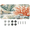 Multicolor 1, variant on ADECORIVY Coral Seaweed Sea License Plate, Aluminum Decorative Novelty Vanity Tag with 4 Holes, Front Plate for Men Women Car Tag Accessories, 6 x 12 inch