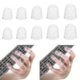 thumbnail image 4 of Protector de punta de dedo de silicona, cubierta para pulgar, aguja para guitarra, ukelele, 10 piezas, 4 of 4
