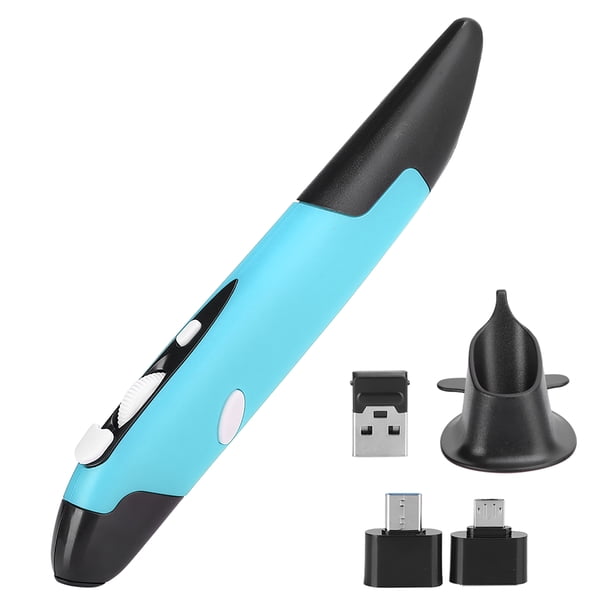 Bolígrafo de ratón inalámbrico vertical Sincero 2,4G PR-03 azul