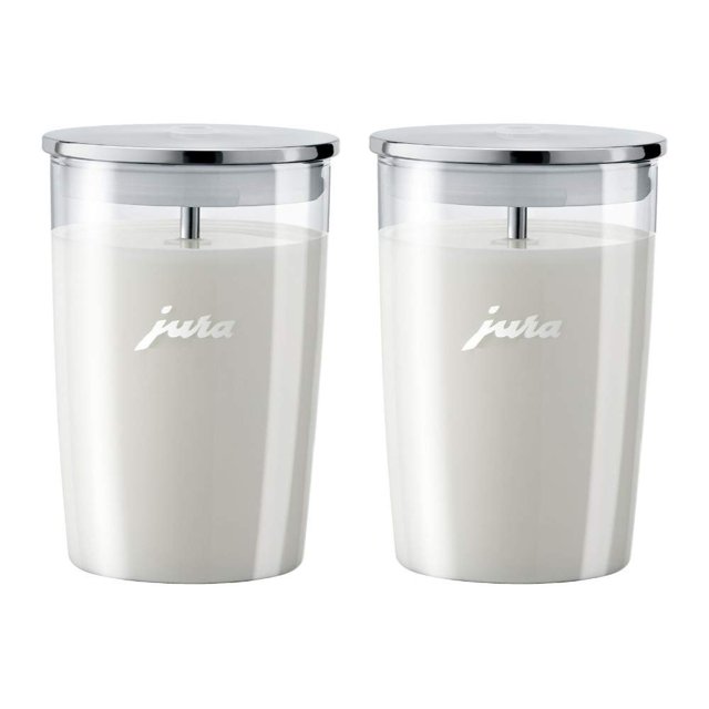Recipiente de vidrio para leche Jura 0.5L (paquete de 2) para máquinas de café
