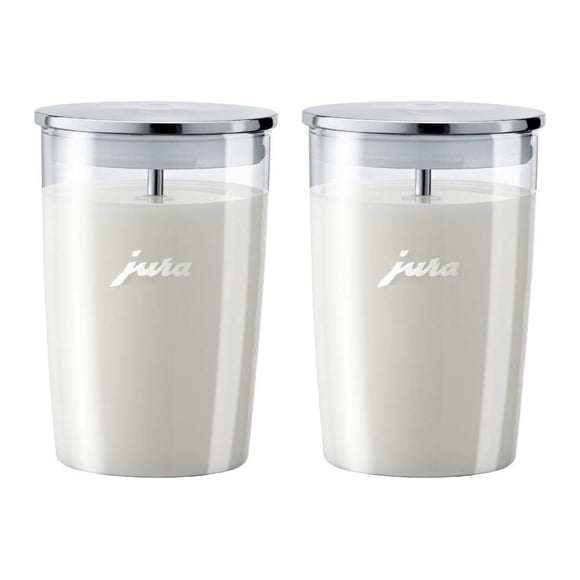 Recipiente de vidrio para leche Jura 0.5L (paquete de 2) para máquinas de café