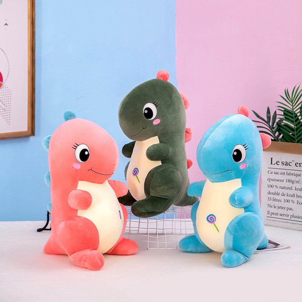 Oreiller Dinosaure Avec Peluches Amovibles – Décoration Douce Pour Canapé Ou Chambre