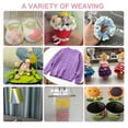 thumbnail image 6 of 12Skeins/Set White DIY Milk Cotton Wool Yarn with Crochet Hooks and 120Pcs Stitch Markers for Crochet Craft Sweater Hat Dolls Soft, 6 of 6