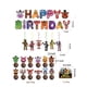 thumbnail image 4 of Noches Decoraciones de Fiesta de Freddy Cinco Suministros de Fiesta de Feliz Cumpleaños de Freddy Conjunto incluye Banner, Globos, Pastel Cupcake Toppers, Fondo de Freddy, 4 of 6