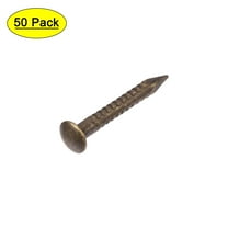 Uxcell Small Tiny Brass Nails 1.2x10mm for DIY Wooden Hardware Accessories 50pcs