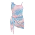 thumbnail image 7 of SEANATIVE Girls One Piece Swimsuits with Mesh Coverups Kid Teen Bathing Suit 2 PCS Swimwear Back Cutout Beachwear for Travel Beach Swimming Pools, Size 13-14, Pink Blue Gold Mermaid Scale Print, 7 of 7