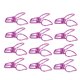 thumbnail image 3 of Abrazaderas De Papel, Clips De Carpeta De Material Metálico 100 Piezas Fuerza De Sujeción Fuerte Forma De Melocotón Dibujos Animados Lindos Para Oficina ANGGREK Otros, 3 of 8