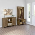 thumbnail image 2 of Bowery Hill Engineered Wood Hall Tree with Shoe Bench & Cabinet - Reclaimed Pine, 2 of 9