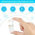 thumbnail image 3 of Self Ear Piercing Kits-4 Pack Disposable Self Ear Piercing Gun, Ear Pearcings Kit with 5mm Gold CZ Earring Studs,Safety Ear Piercing Gun Kit Tool, 3 of 4
