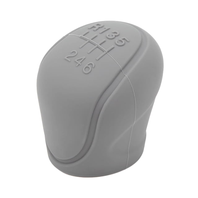 mmirethe Exceptional Car Manual Gear Knob Non-Slip Protective Cover Wide Application Improved Comfort Grey
