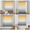 thumbnail image 5 of Color Gradient Pattern Sheer Curtains 84 Inch Length, Light Filtering Voile Curtain Panel, Rod Pocket Drapes Window Treatments for Living Room Bedroom 52"x84", 5 of 9