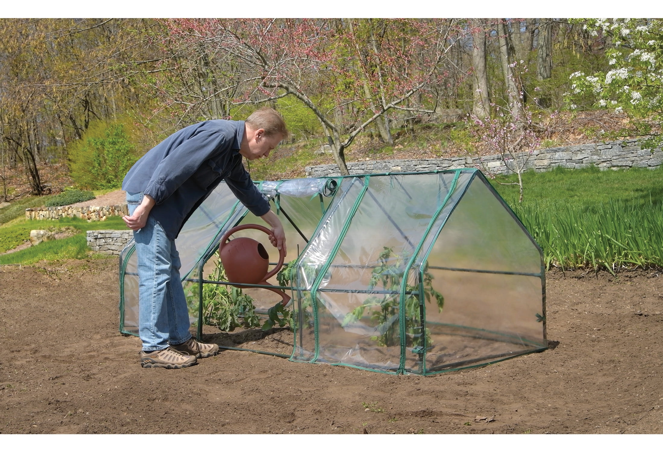 Miracle-Gro 3 x 8 x 3 ft Clear Mini Greenhouse