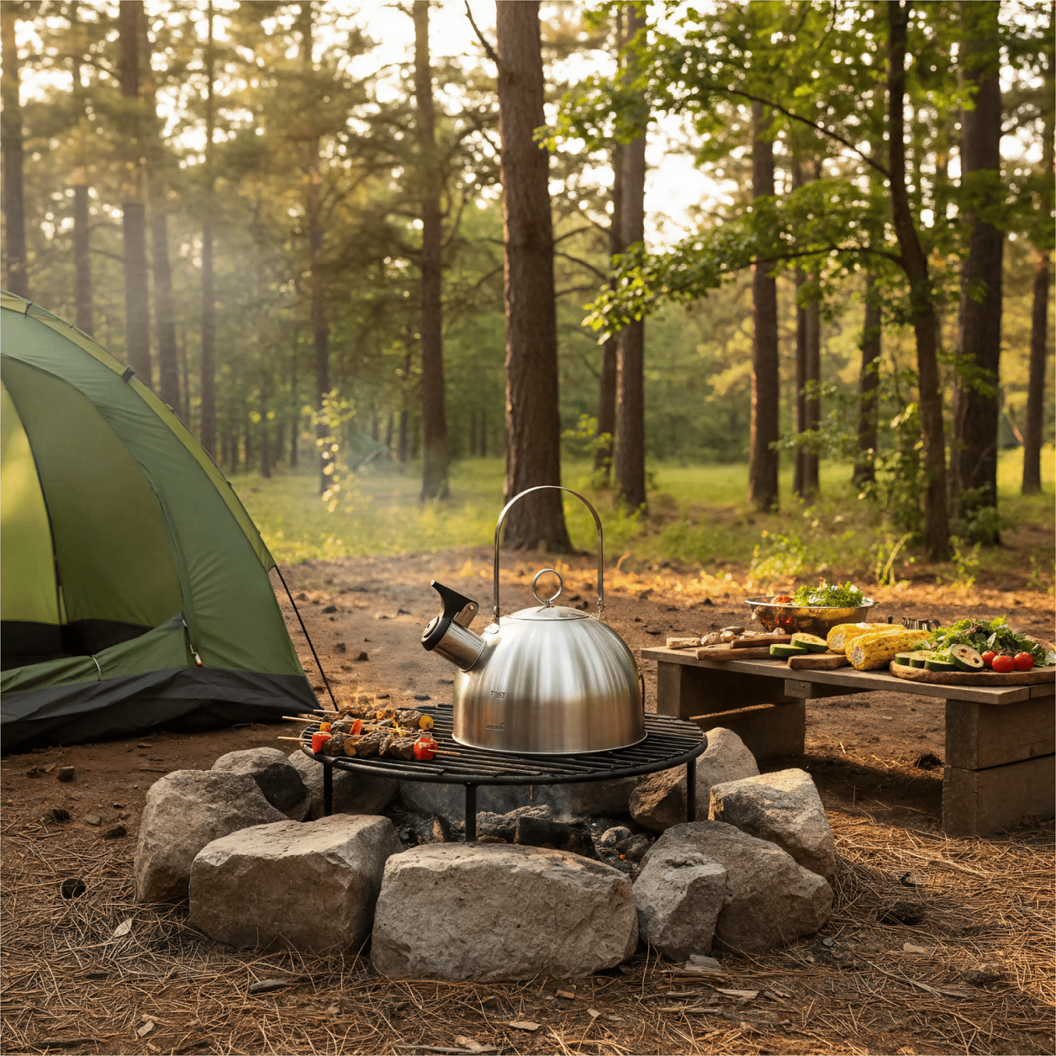 Ozark Trail 1.2L Stainless Steel Portable Stovetop Kettle