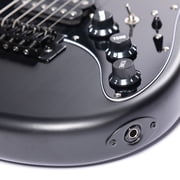Modern-GST Electric Solid Body Guitar 6 Strings Ebony