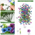 thumbnail image 3 of Flores artificiales INQCMY para exteriores resistentes a los rayos UV x2, 3 of 7