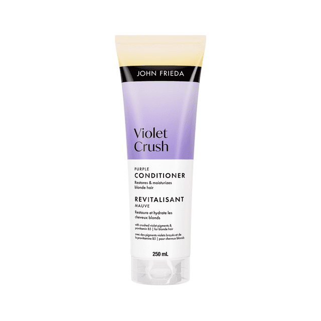 John Frieda Violet Crush Purple Conditioner for Brass Repair of Natural and Colour-Treated Blonde Hair
