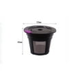 thumbnail image 2 of Tasses K Réutilisables pour Keurig, Filtres à Café Universels Rechargeables pour Cafetière à Portion Individuelle, Lot de 3 Dosettes Réutilisables, Noir, 2 of 5