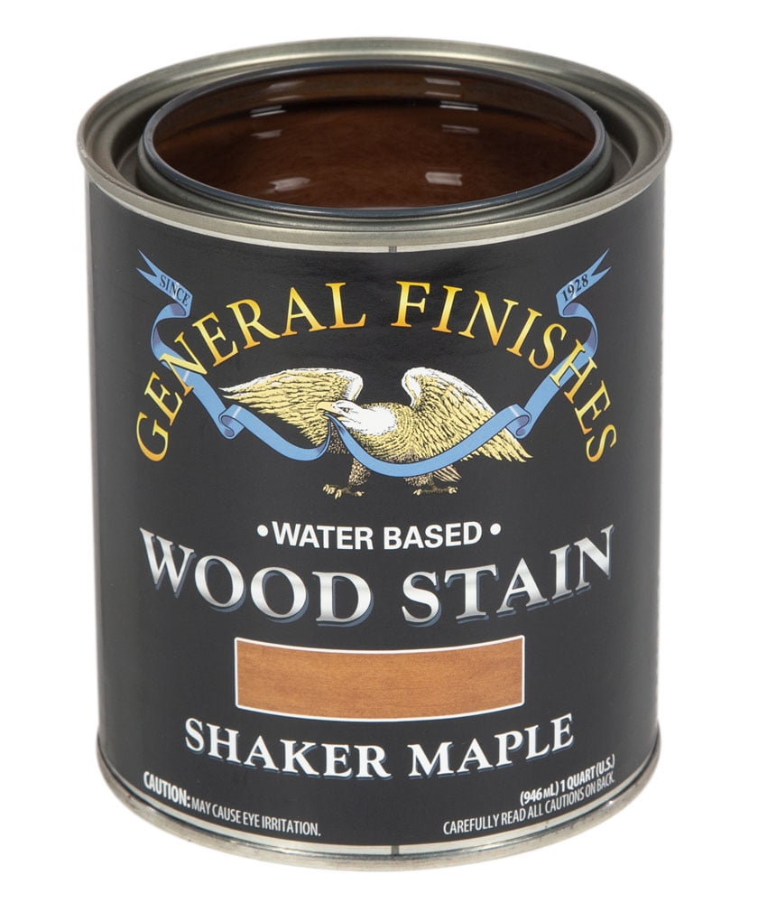 General Finishes Water Based Wood Shaker Maple Stain, Pint
