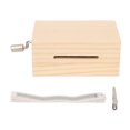 thumbnail image 2 of Caja de música con cinta de papel, caja de música de madera de 15 notas, caja de música con manivela, tecnología innovadora, 2 of 14